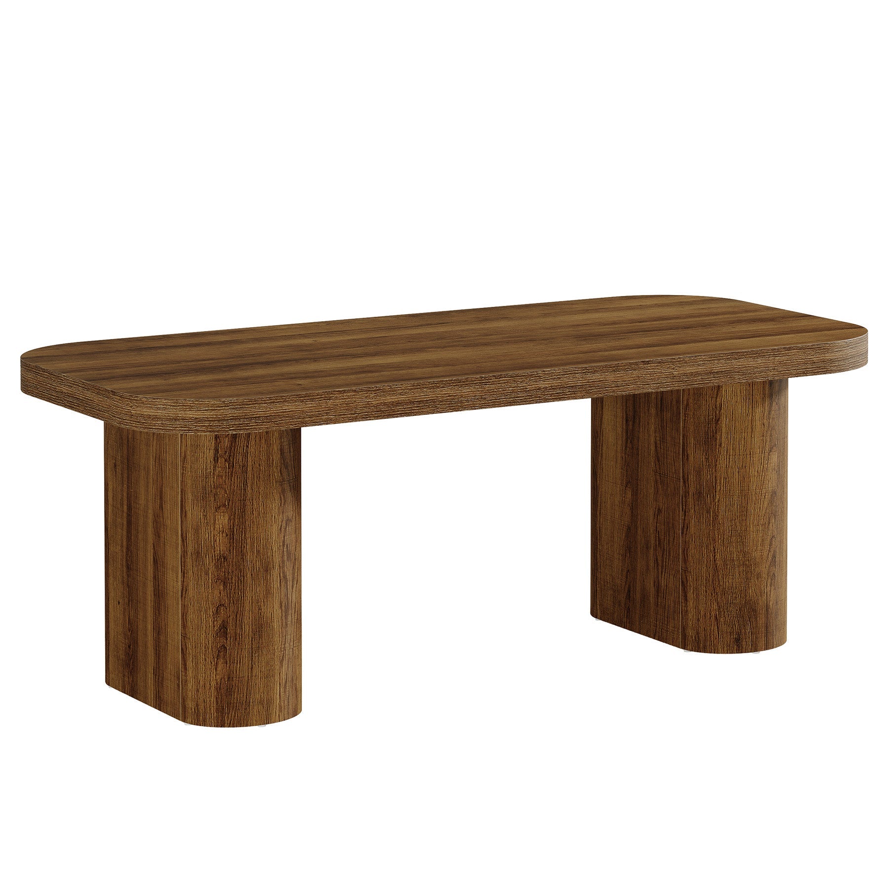 Table basse moderne de 120 cm, Table de salon robuste de style champêtre