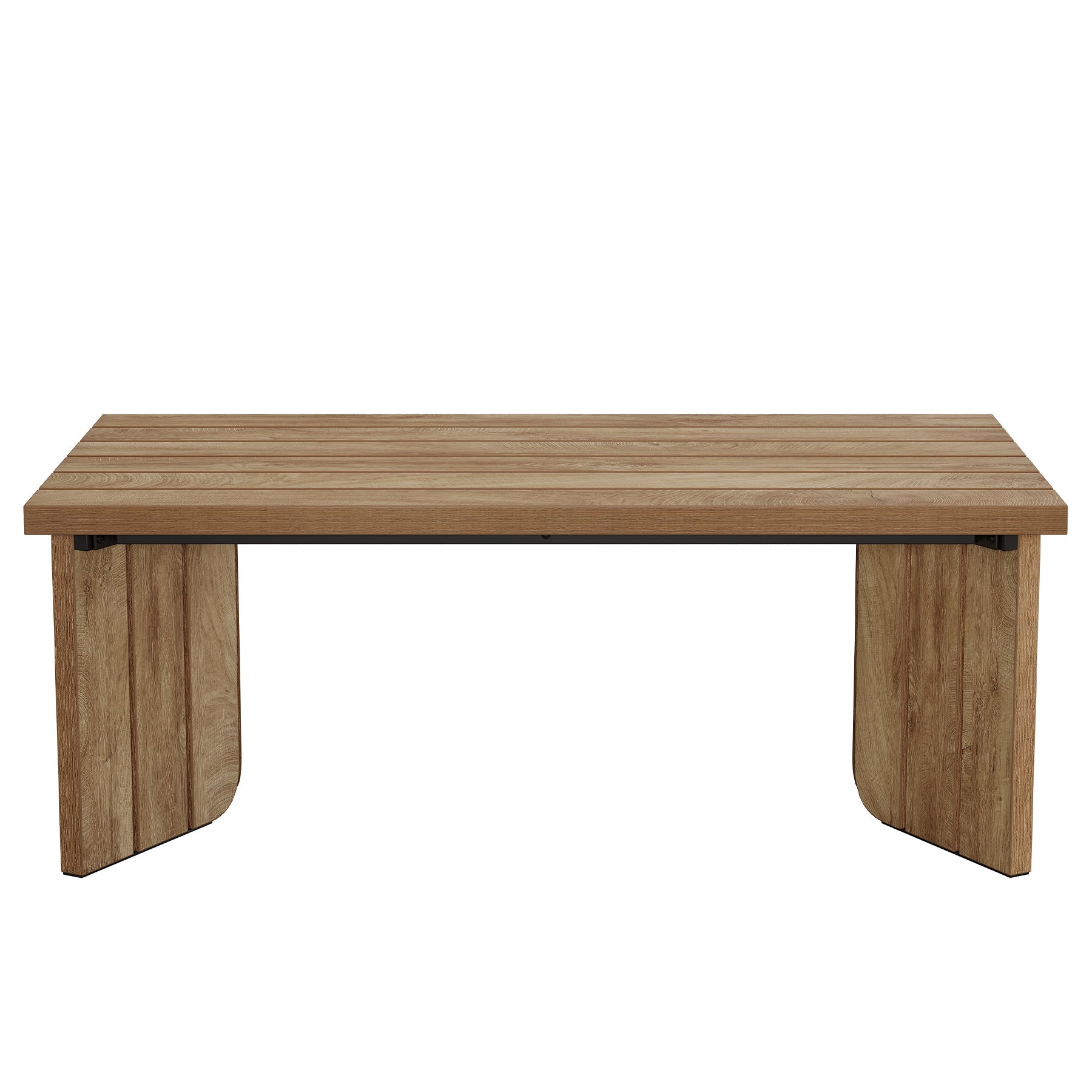 Tribesigns Table basse rectangulaire de 119,4 cm, Table centrale de style rustique pour salon