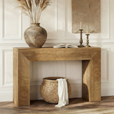 Tribesigns Console pour l'entrée, Table d'appoint étroite de 110 cm de long style campagnard 3