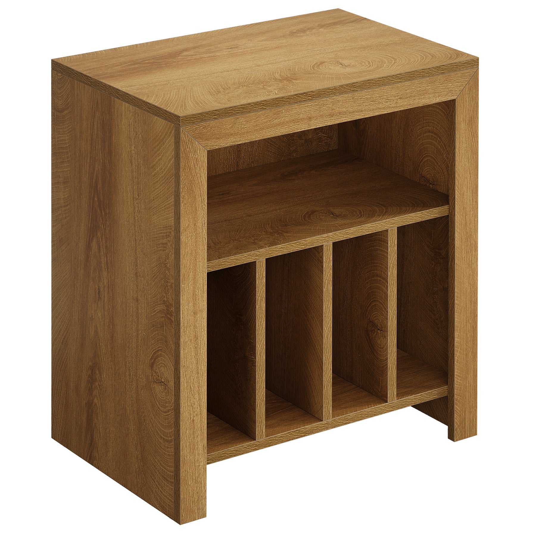 Tribesigns Support pour tourne-disque, Meuble de rangement pour disques vinyles
