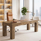 Bureau pour 2 personnes 180 cm, Bureau double pour bureau à domicile et bureau 3