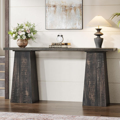 Tribesigns Table console, Table de canapé de style ferme Tables basses de couloir