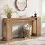 Tribesigns Console 160 cm, Table de canapé de style ferme Table d'appoint d'entrée