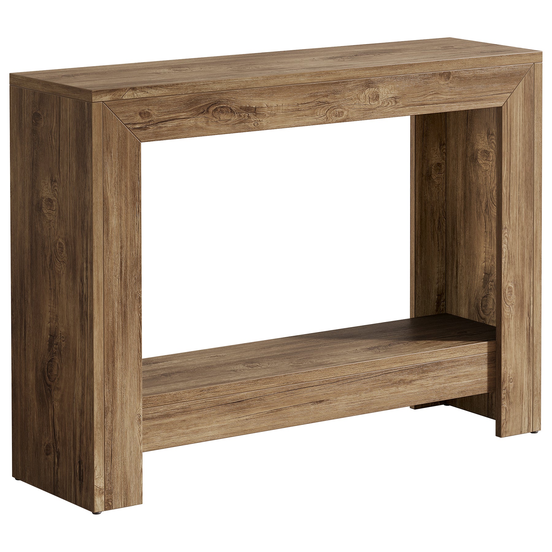 Tribesigns Table console rectangulaire en bois, Table d'entrée géométrique simple pour le couloir