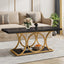 Tribesigns Table basse rectangulaire, Table basse moderne pour le salon