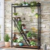 Tribesigns Support pour plantes d'intérieur à 7 niveaux, Grande étagère en métal de 180 cm 3
