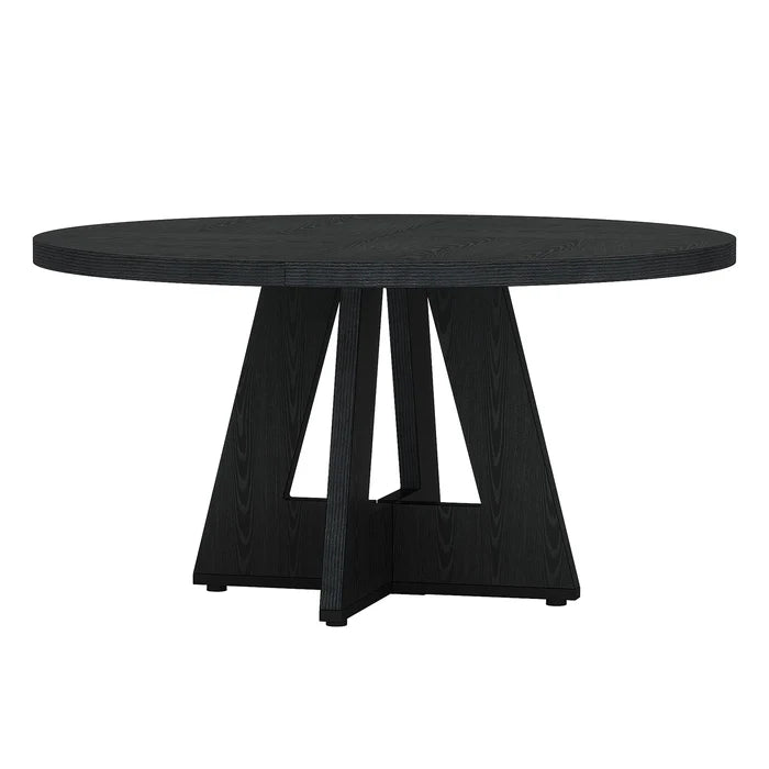 Tribesigns Table à manger, Table de cuisine ronde de 120 cm pour 4 personnes