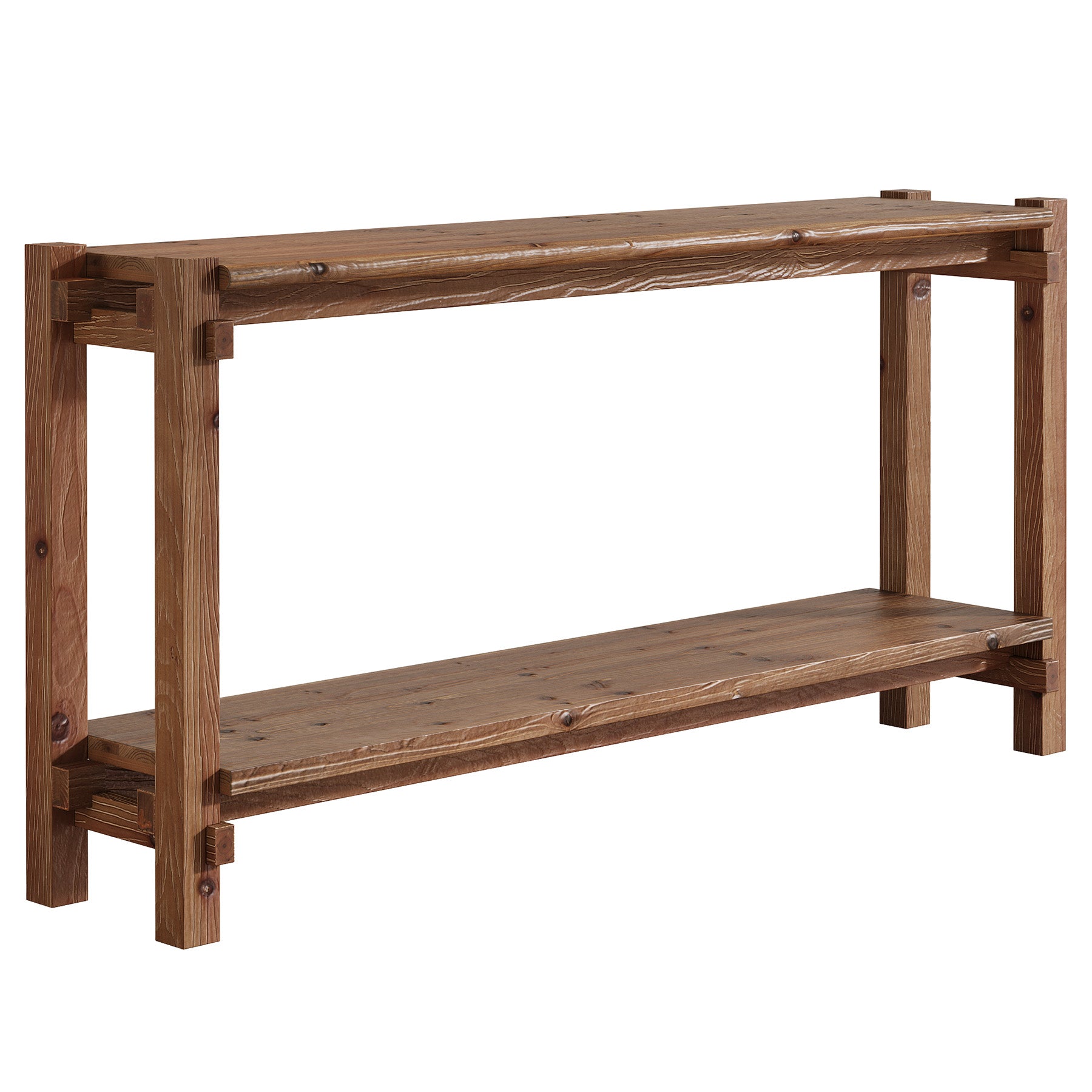 Tribesigns Table console de 160 cm de long, Table d'entrée à 2 étages