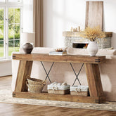 Tribesigns Table Console 180 x 30 x 85 cm, Table d'appoint Table de Couloir pour Petit Espace 3