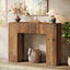 Tribesigns Table console avec tiroirs, Table d'appoint étroite Table de couloir pour petits espaces