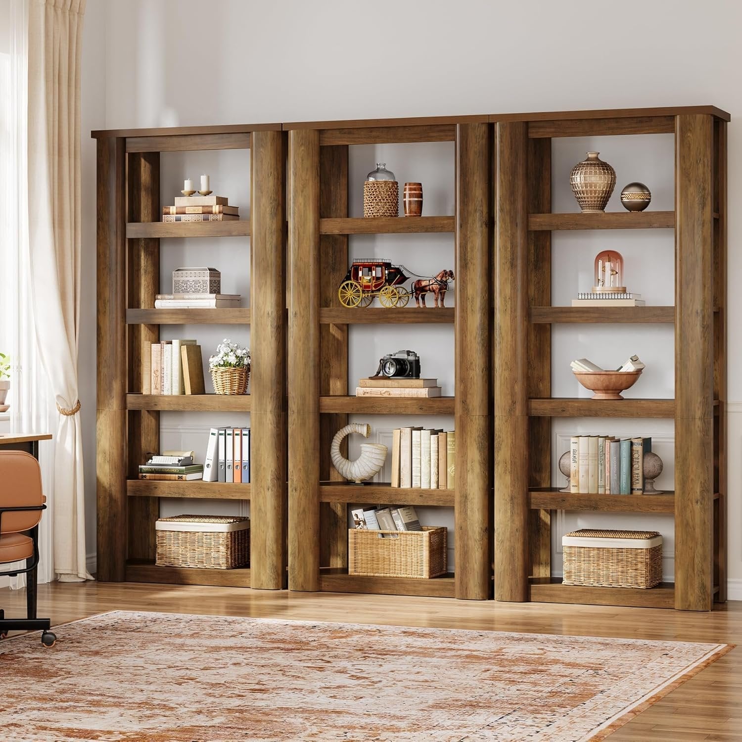 Tribesigns Bibliothèque, Étagère sur 6 Niveaux Meuble de Rangement Livres