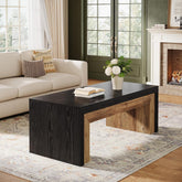 Tribesigns Table basse style ferme pour salon, Table basse moderne de taille moyenne 3