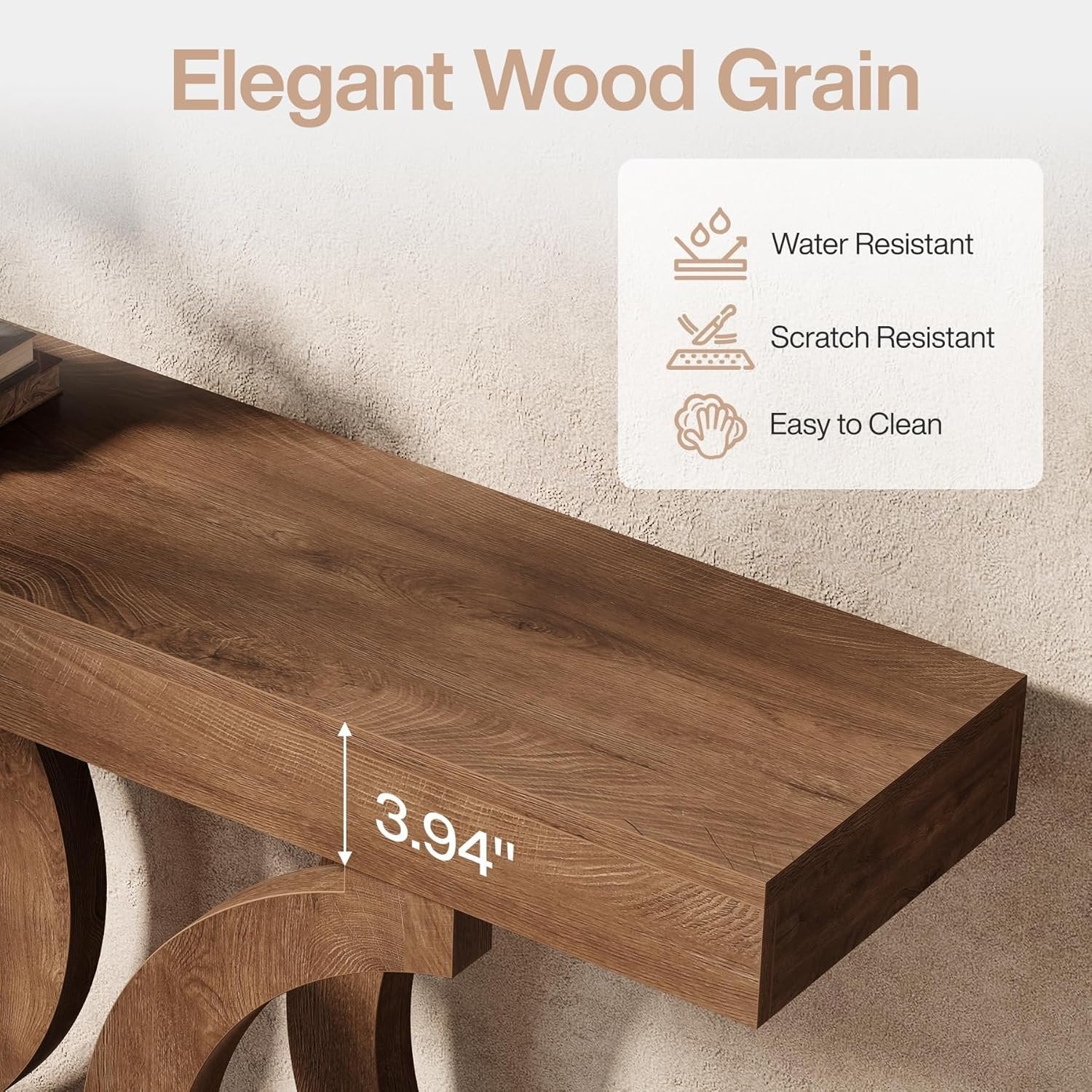 Tribesigns Console de 110 cm de Style campagnard, Idéale pour l'entrée ou Le Salon