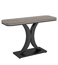 Tribesigns Table console, Table d'entrée étroite avec base géométrique