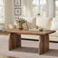 Tribesigns Table basse 120 cm, Table centrale de ferme Table basse à thé cocktail