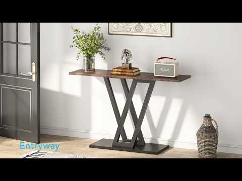 VASAGLE Table de console, Table d'appoint, Buffet, avec 2 VASAGLE Table de console, Table d'appoint, Buffet, avec 2